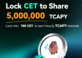 فرصت را غنیمت شمارید: ماینینگ کوینکس، سپرده‌گذاری CET برای دریافت 5,000,000 TCAPY