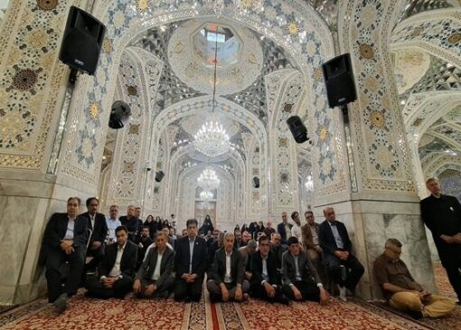 تجدید میثاق مدیران نظام سلامت با آرمان‌های رهبر شهید در جوار حرم رضوی