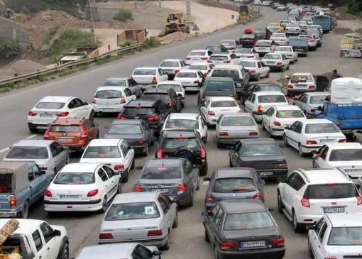 ترافیک سنگین در جاده‌های شمال کشور و مسیرهای منتهی به مشهد
