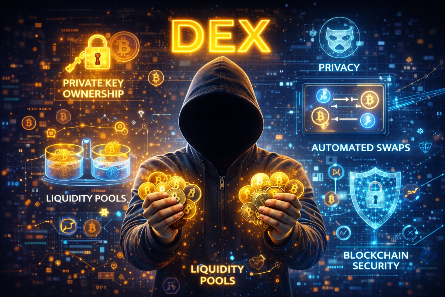 صرافی غیرمتمرکز چیست؟ تغییر معنای مالکیت در معاملات ارز دیجیتال صرافی غیرمتمرکز یا DEX چیست؟