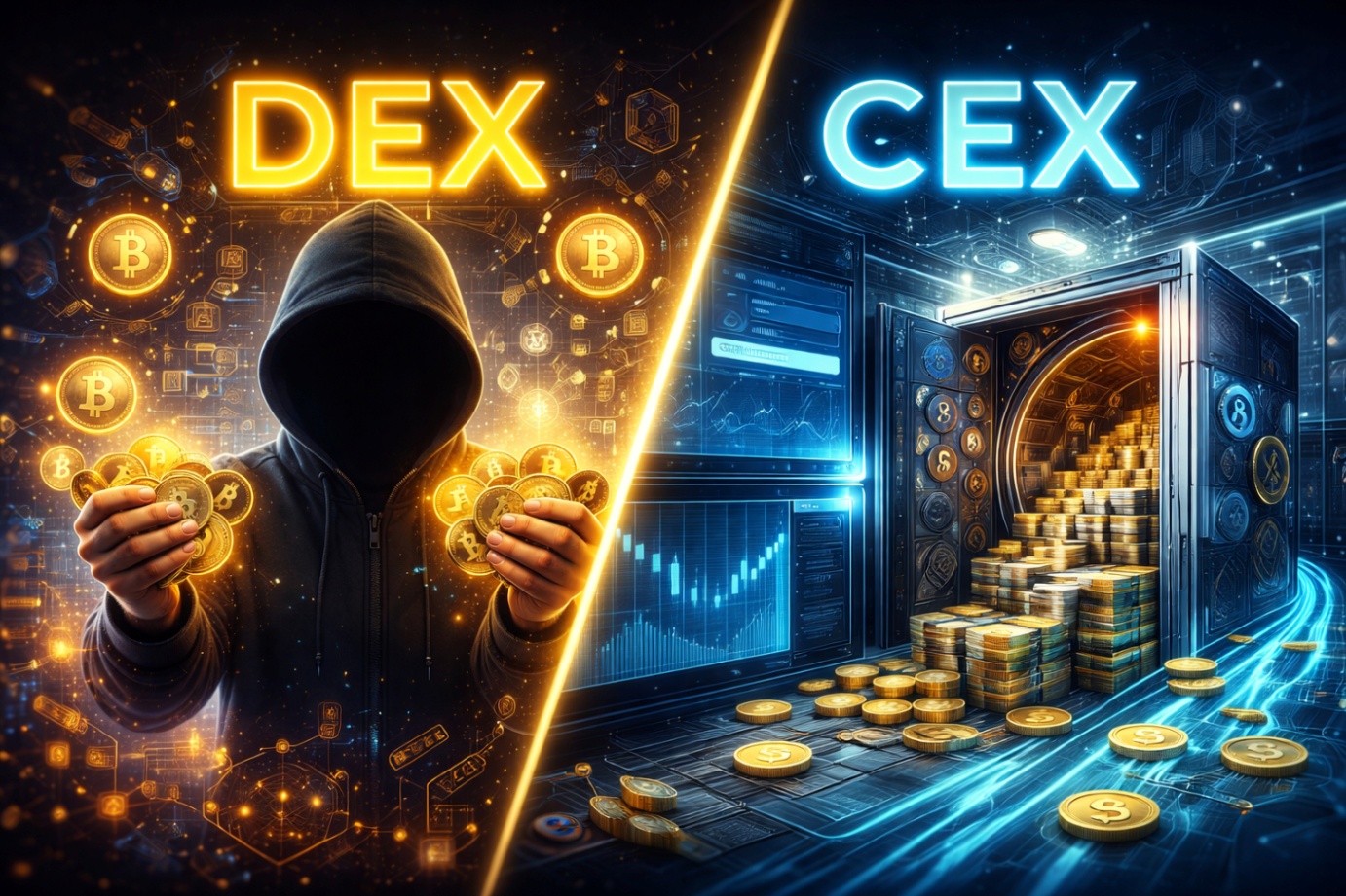 صرافی غیرمتمرکز چیست؟ تغییر معنای مالکیت در معاملات ارز دیجیتال تفاوت معامله در صرافی غیرمتمرکز با متمرکز